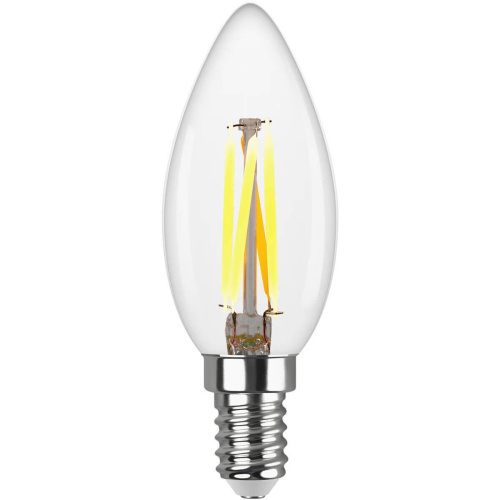 Лампа светодиодная филаментная REV С37 E14 5W 4000K DECO Premium холодный свет свеча 32360 0