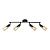 Escada 10172/4 E14*40W Black/Amber