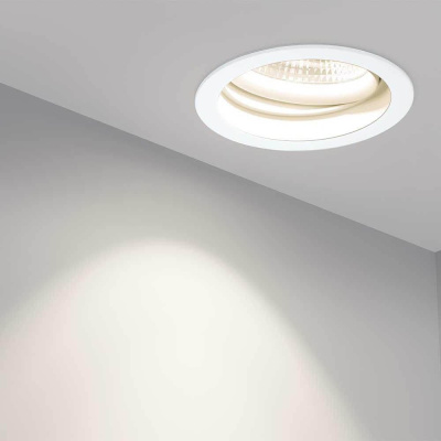 Встраиваемый светодиодный светильник Arlight LTD-140WH 25W White 60deg 015889