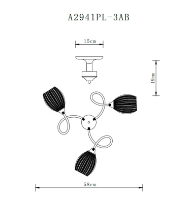 Потолочная люстра Arte Lamp ARYA