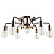 Потолочная люстра Arte Lamp Gelo A6001PL-7BK