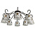 Потолочная люстра Arte Lamp 72 A5495PL-8BR