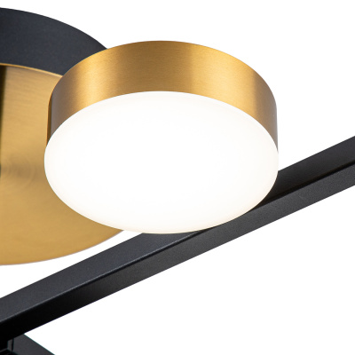 Escada 10266/8 LED*120W Black/Brass