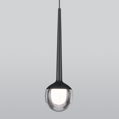 Подвесной светодиодный светильник Elektrostandard DLS028 6W 4200K черный a047768