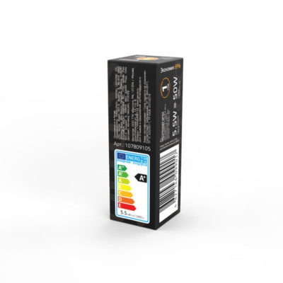 107809105 Лампа Gauss LED G9 AC220-240V 5.5W 480lm 3000K Glass 1/10/200