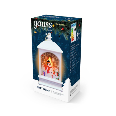 Светодиодный фонарь &quot;Снеговик&quot; Gauss Holiday HL030