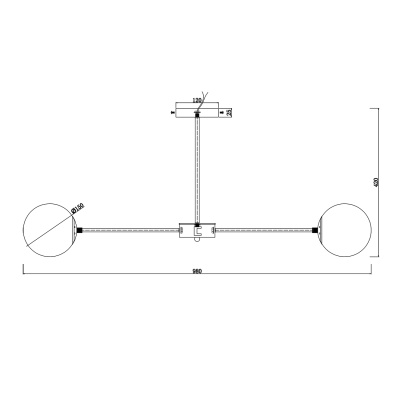 Escada 2110/8P E14*40W Satin nickel