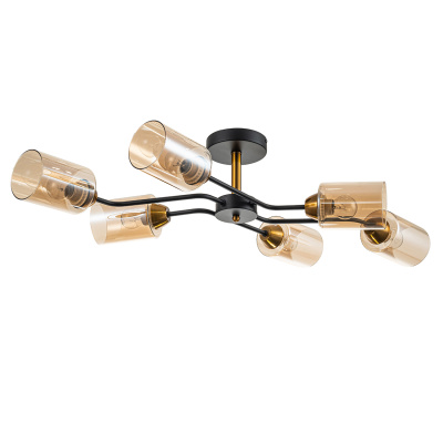 Escada 1131/6P E27*60W Black/Gold