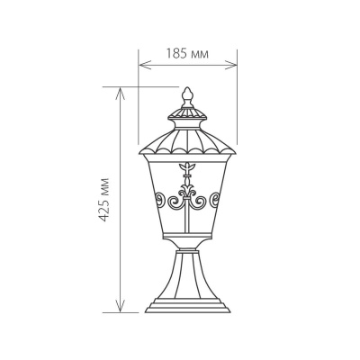 Уличный светильник Elektrostandard Diadema a028002