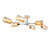 Escada 1131/6P E27*60W White/Gold