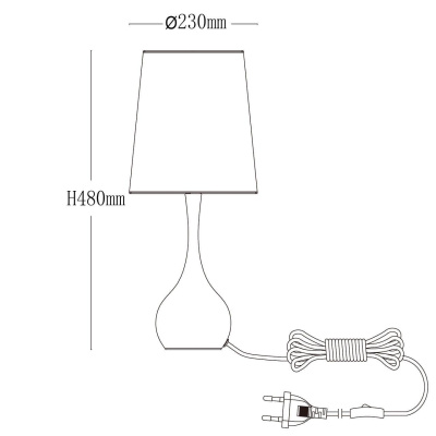 Настольная лампа MW-Light Салон 415033601