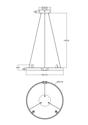 Подвесная люстра Arte Lamp CESARE