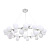 Подвесная люстра Lumina Deco Marsiada LDP 6033-40 CHR