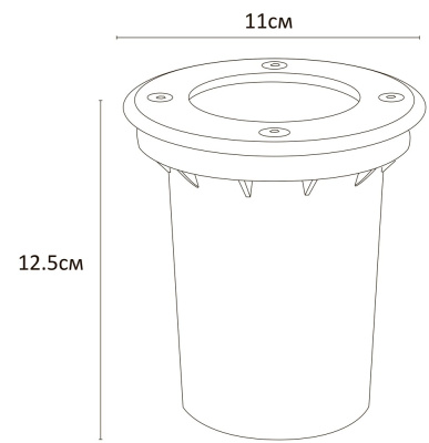 Тротуарный светильник Arte Lamp PIAZZA