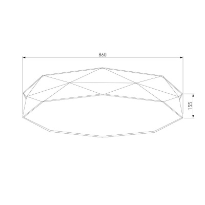 Потолочный светильник TK Lighting 4227 Kantoor Black