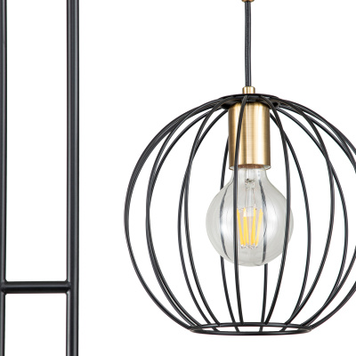 Escada 10176/2 E27*60W Black/Brass