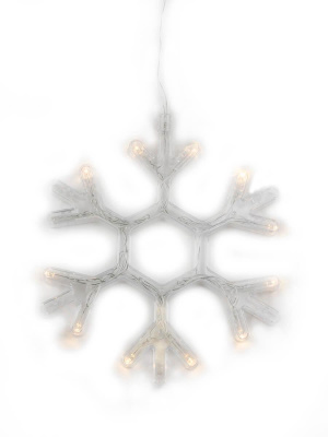 Подвесной светодиодный светильник «Снежинка» Uniel ULD-H1819-012/STA/3AAA Warm White IP20 Snowflake UL-00007251