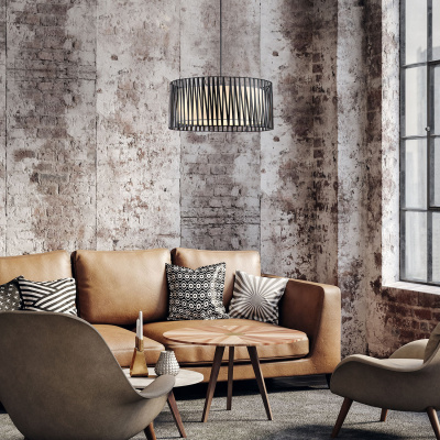 Escada 10181/3S E27*60W Black/Silver