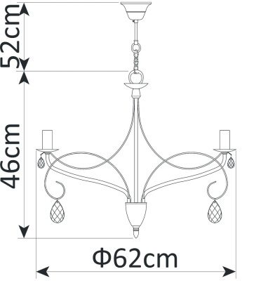 Подвесная люстра Arte Lamp PUREZZA