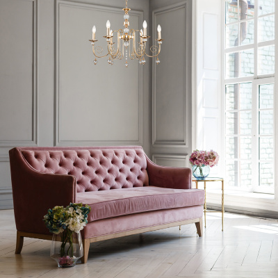 Escada 678/6PL E14*40W Gold