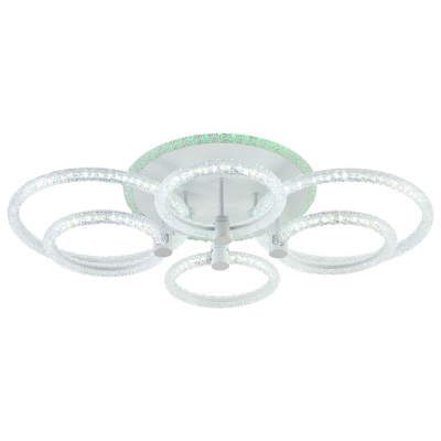Потолочная светодиодная люстра Profit Light 8024/4+2 WHT