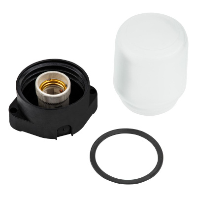 Потолочный влагозащищенный светильник для бань и саун Uniel UWL-K01R 60W/E27 IP65 Black UL-00011472