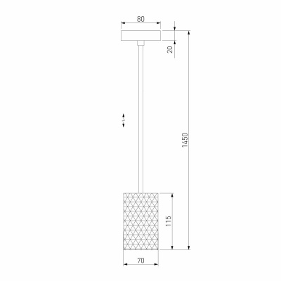 Подвесной светодиодный светильник Eurosvet Bonaldo 50247/1 Led белый