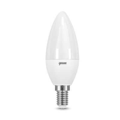 103101210 Лампа Gauss LED Свеча E14 9.5W 950lm 4100К 1/10/50