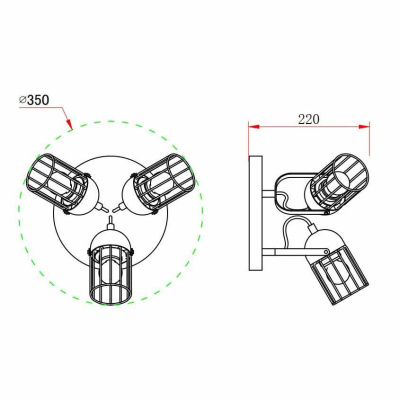 Спот Rivoli Anemon 5062-733 Б0047366