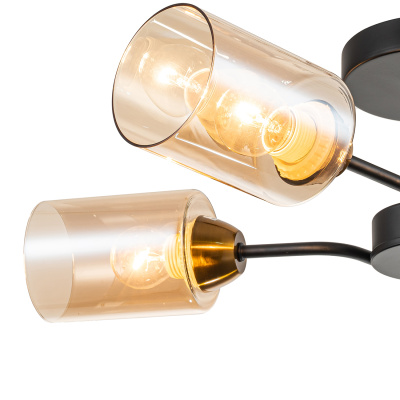 Escada 1131/4P E27*60W Black/Gold