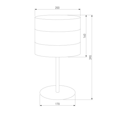 Настольная лампа TK Lighting 5054 Tago Black