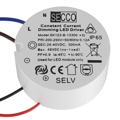 Драйвер Maytoni Technical Focus Led 25-40V 12W IP65 0,3A C055DR-12W