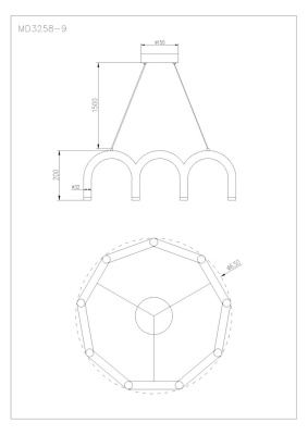 Подвесная люстра Arte Lamp WARHOL