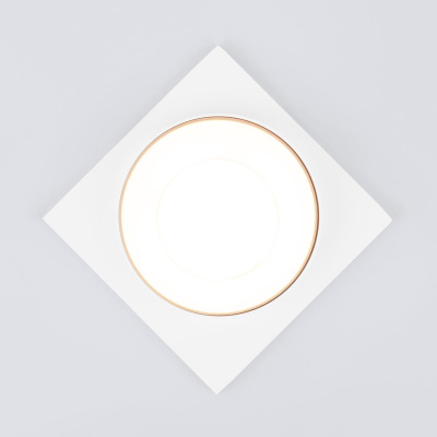 Встраиваемый светильник Elektrostandard 116 MR16 золото/белый a053346