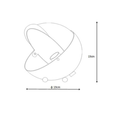 Настольная лампа Lucide Blub 06512/01/30