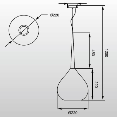 Подвесной светильник Zumaline Musca MD2129-1W