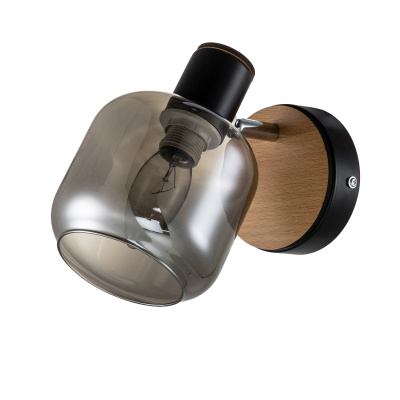 Escada 10177/1A E14*40W Black/Chrome/Wood