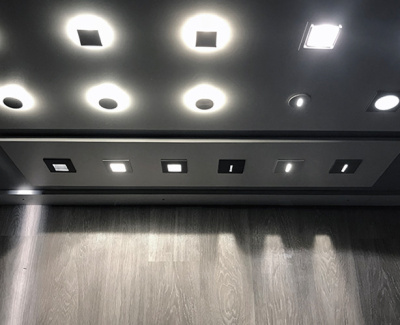 DL 3020 grey светильник встраиваемый
