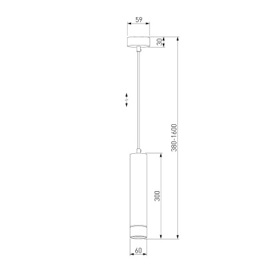 Подвесной светильник Elektrostandard DLN107 GU10 белый/серебро a047735
