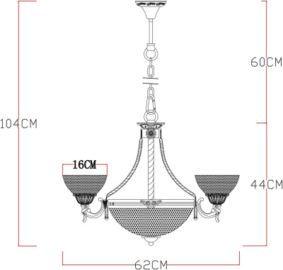 Подвесная люстра Arte Lamp FEDELTA
