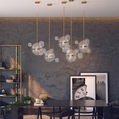 Подвесной светодиодный светильник Odeon Light L-vision Bubbles 4640/12LA