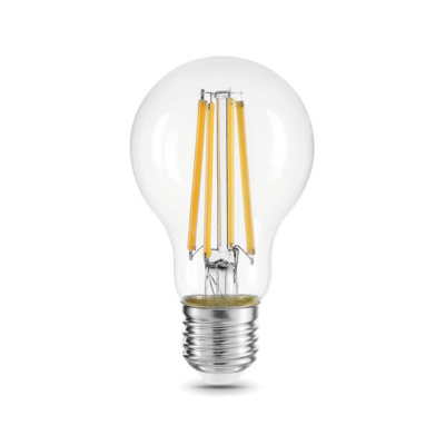 102902115 Лампа Gauss Filament А60 15W 1400lm 2700К Е27 LED 1/10/40