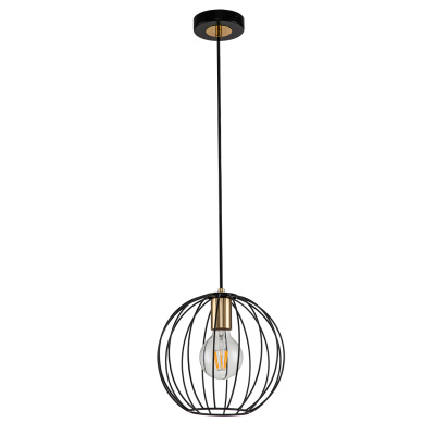 Escada 10176/1S E27*60W Black/Brass