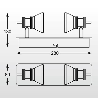Светодиодный спот Zumaline Moli CK170205-2