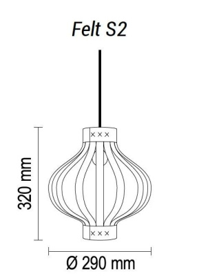 Подвесной светильник TopDecor Felt Boom A1 19