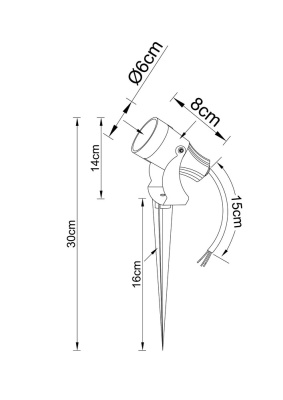 Грунтовый светильник Arte Lamp ELSIE