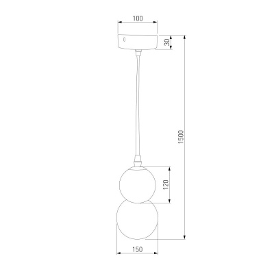 Подвесной светильник Eurosvet Polar 50251/1 LED белый