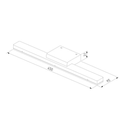 Подсветка для зеркал Elektrostandard Protect LED чёрный MRL LED 1111 a052871