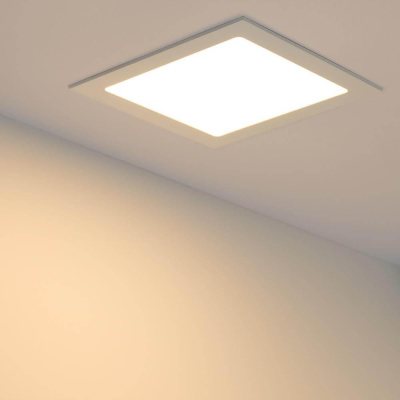 Встраиваемый светодиодный светильник Arlight DL-192x192M-18W White 021917