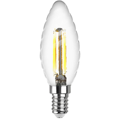 Лампа светодиодная филаментная REV TC37 E14 5W 2700K DECO Premium свеча на ветру 32430 0
